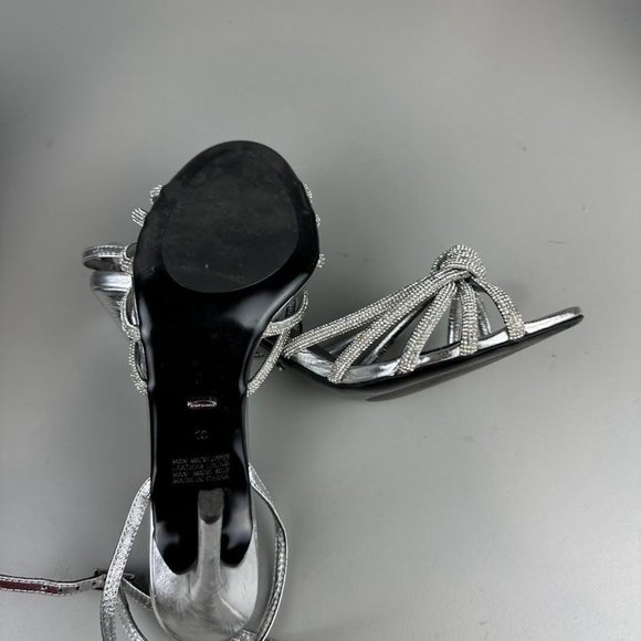 Tony Bianco Kyla Sandal in Silver Foil - Picture 9 of 9